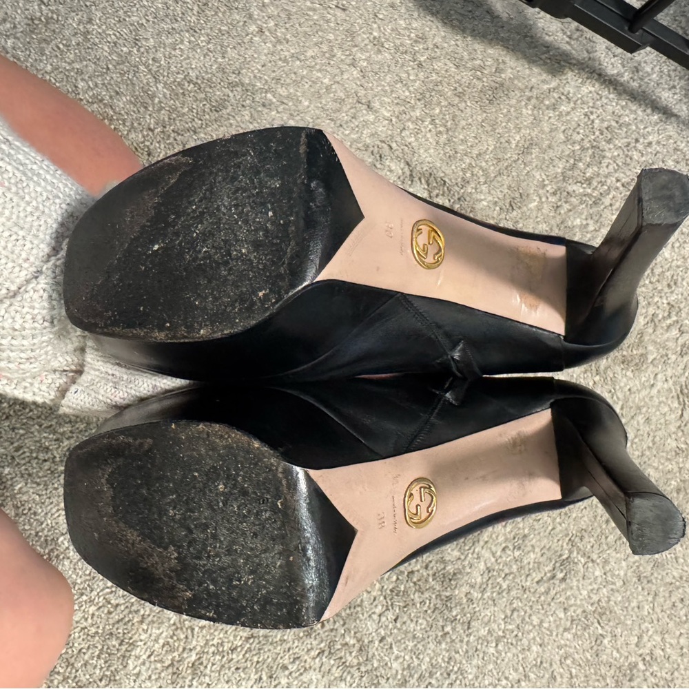 Gucci Malaga Platform Square Toe Boot - image 3